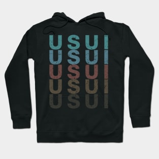 Vintage Proud Anime Name Usui Funny Birthday Gift Hoodie